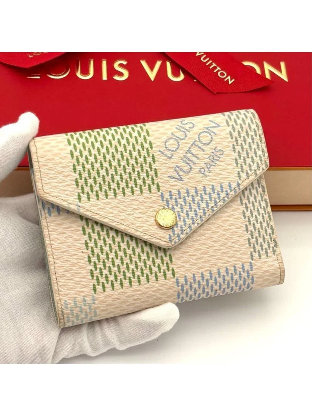 Louis Vuitton Portefeuille Victorine Damierlicious Wallet
